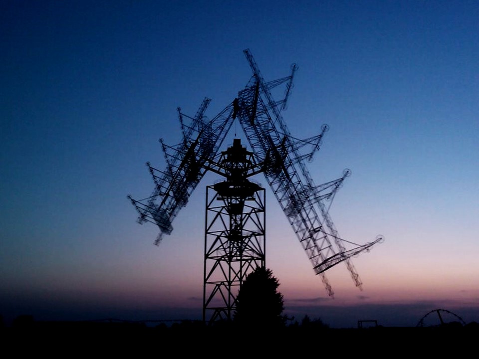 Dreh und schwenkbare Richtantenne für Kurzwelle