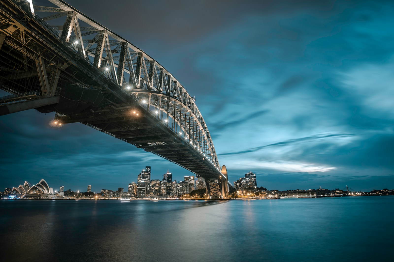 Photo by Michael Amadeus steel bridge above water